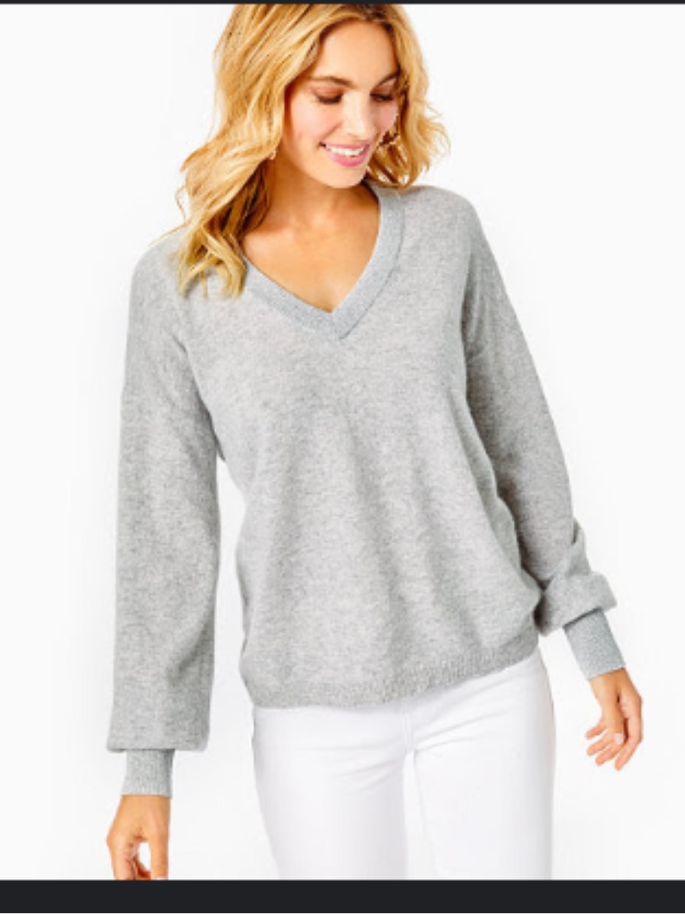 Lily Pulitzer Jasmina Cashmere Sweater - Large